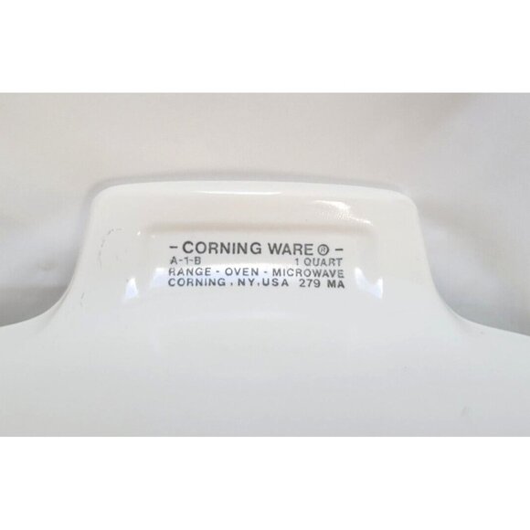 Vintage Corning Ware Wildflower 1 Quart Casserole Dish A-1-B with Matching Lid - Picture 11 of 11